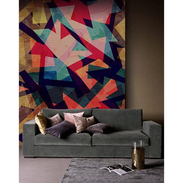 Amandalee 2.5m x 1.04m Matte Mural Ivy Bronx Size: 312 x 219cm on Productcaster.