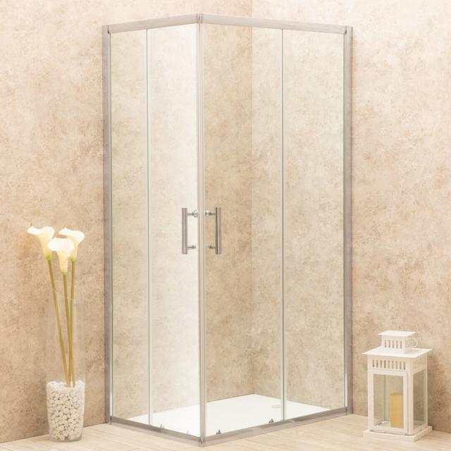 Arche Adjustable Rectangular Shower Enclosure Belfry Bathroom Size: 185cm H x 83cm W x 110cm D on Productcaster.