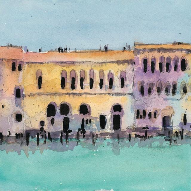 Venice Plein Air VI by Samuel Dixon - Wrapped Canvas Painting Rosalind Wheeler Size: 122cm H x 122cm W on Productcaster.