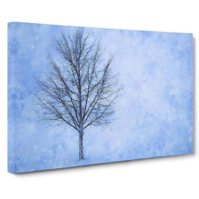 Tree in the Winter Vol.1 - Wrapped Canvas Graphic Art East Urban Home Size: 35cm H x 50cm W x 3cm D on Productcaster.