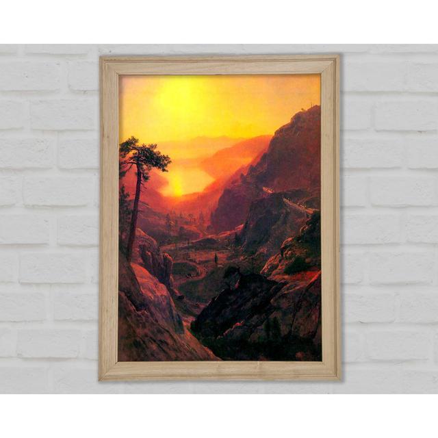 Bierstadt Donner Lake - Single Picture Frame Art Prints Bright Star Size: 84.1cm H x 59.7cm W x 1.5cm D on Productcaster.