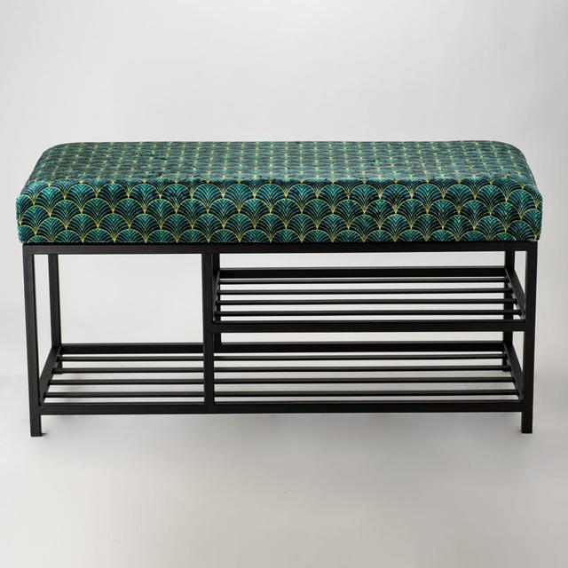 Belmoor Upholstered Storage Bench Canora Grey Size: H40 x W100 x D30cm on Productcaster.