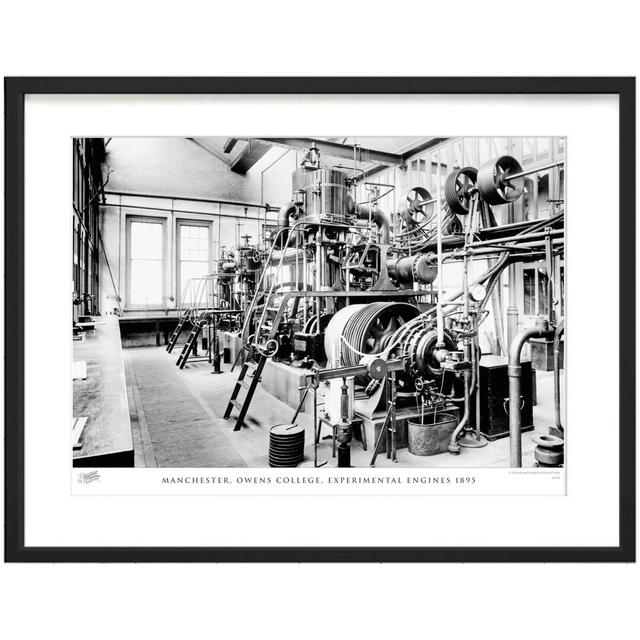 'Manchester, Owens College, Experimental Engines 1895' by Francis Frith - Picture Frame Photograph Print on Paper The Francis Frith Collection Size: 4 on Productcaster.