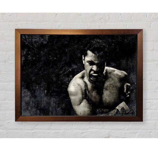 Muhammad Ali Power - Single Picture Frame Art Prints Marlow Home Co. Size: 42cm H x 59.7cm W x 3.4cm D on Productcaster.