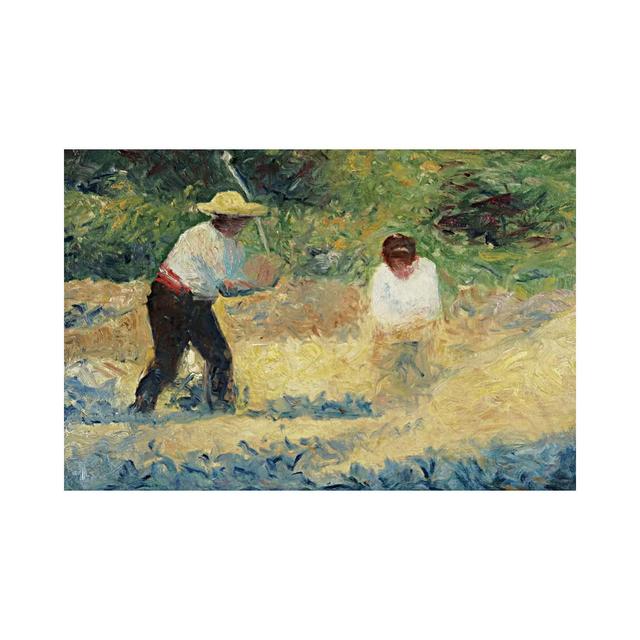 The Stone Heap (Le Tas de Pierres) by Georges Seurat - Wrapped Canvas Painting ClassicLiving on Productcaster.