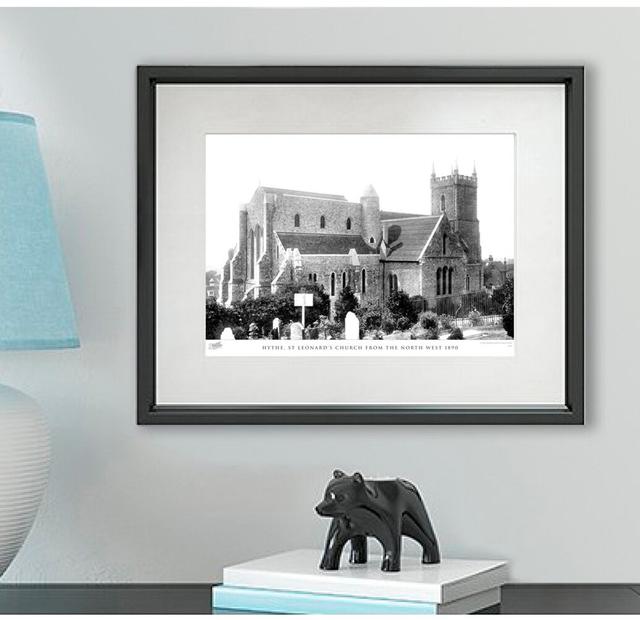 'Hythe, St Leonard's Church from the North West 1890' by Francis Frith - Picture Frame Photograph Print on Paper The Francis Frith Collection Size: 28 on Productcaster.