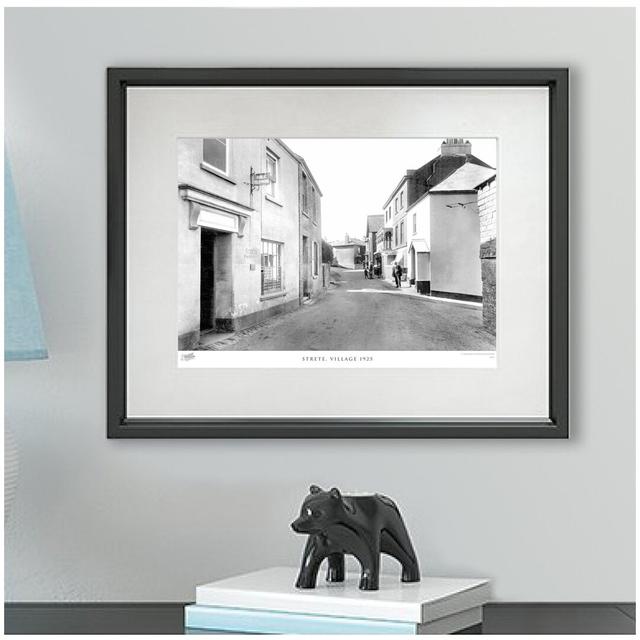 'Strete, Village 1925' by Francis Frith - Picture Frame Photograph Print on Paper The Francis Frith Collection Size: 45cm H x 60cm W x 2.3cm D on Productcaster.