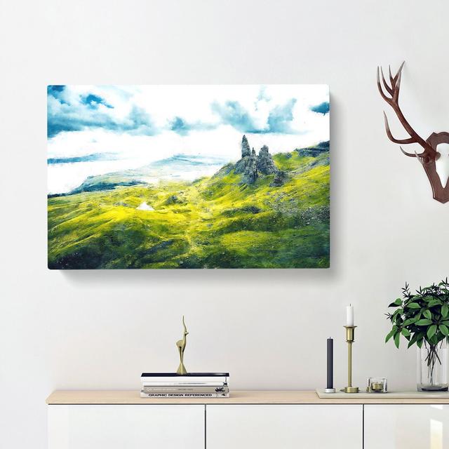 Old Man Of Storr Isle Of Skye - Wrapped Canvas Print East Urban Home Size: 35cm H x 50cm W x 3cm D on Productcaster.