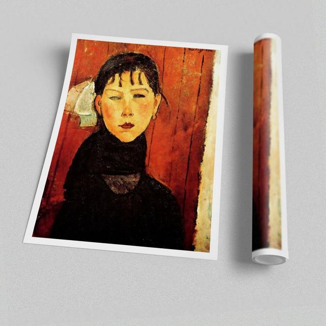 Modigliani Marie Art Classic Print Poster - Graphic Art Print on Paper East Urban Home Size: 42 cm H x 59.4 cm W on Productcaster.