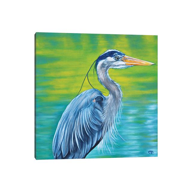 Great Blue Heron, CDO14 House of Hampton Size: 45.72cm H x 45.72cm W x 1.905cm D on Productcaster.