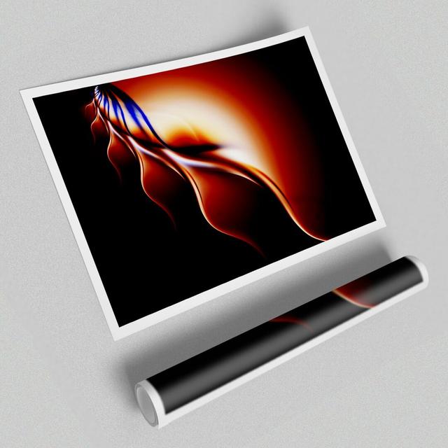 Flames of Passion - Unframed Graphic Art Print on Paper East Urban Home Size: 59.4 cm H x 84.1 cm W on Productcaster.