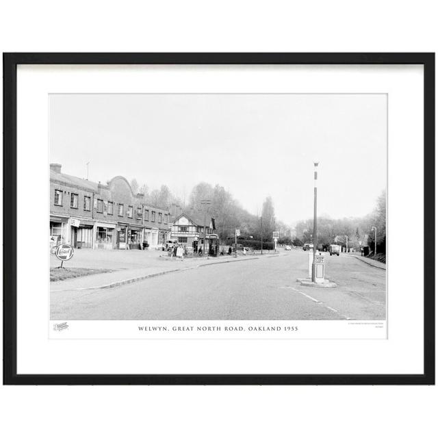 'Welwyn, Great North Road, Oakland 1955' by Francis Frith - Picture Frame Photograph Print on Paper The Francis Frith Collection Size: 45cm H x 60cm W on Productcaster.