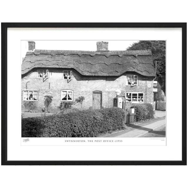 'Swynnerton, the Post Office C1955' - Picture Frame Photograph Print on Paper The Francis Frith Collection Size: 60cm H x 80cm W x 2.3cm D on Productcaster.