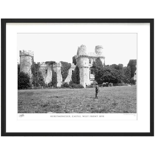 Herstmonceux, Castle, West Front 1890 by Francis Frith - Single Picture Frame Print The Francis Frith Collection Size: 40cm H x 50cm W x 2.3cm D on Productcaster.