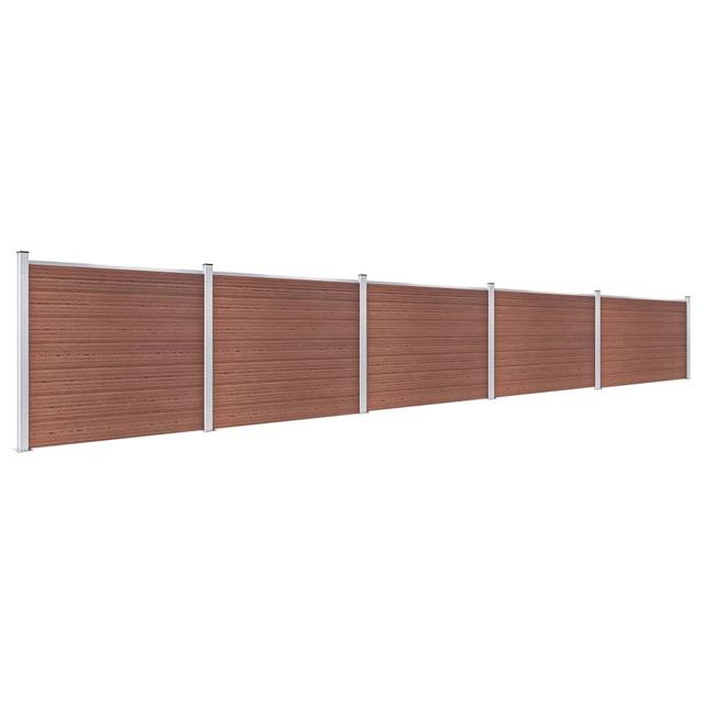 Bugbee 29' x 5' Privacy Fence Panel Union Rustic Finish: Brown, Size: 146cm H x 353cm W x 12cm D on Productcaster.