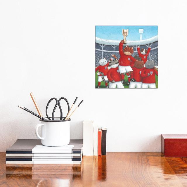 The Champions by Peter Adderley - Wrapped Canvas Gallery-Wrapped Canvas Giclée Harriet Bee Size: 30.48cm H x 30.48cm W x 1.905cm D on Productcaster.