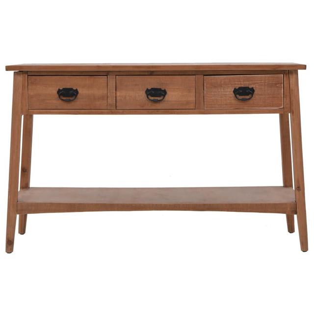 Elspeth 126cm Solid Wood Console Table Union Rustic on Productcaster.