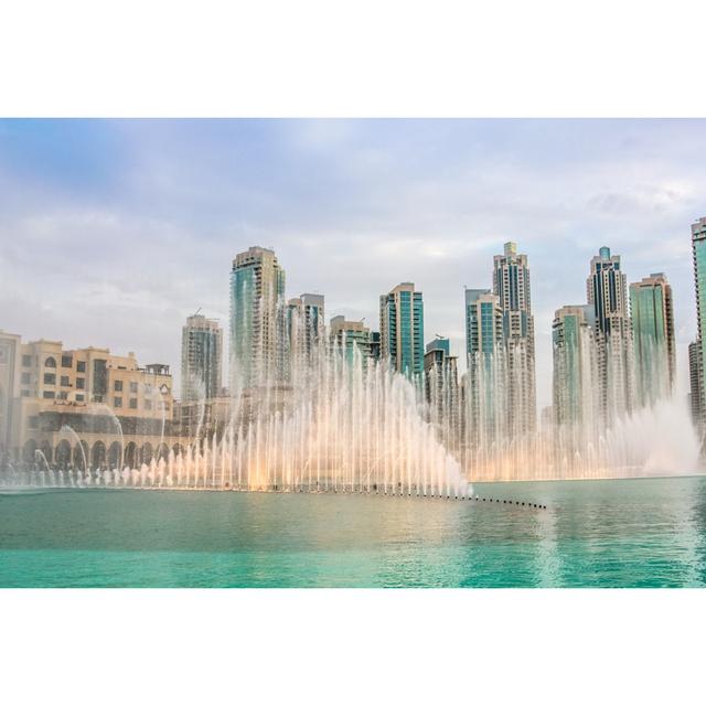 Dubai Fountain Show by Bennymarty - Wrapped Canvas Photograph 17 Stories Size: 30cm H x 46cm W on Productcaster.