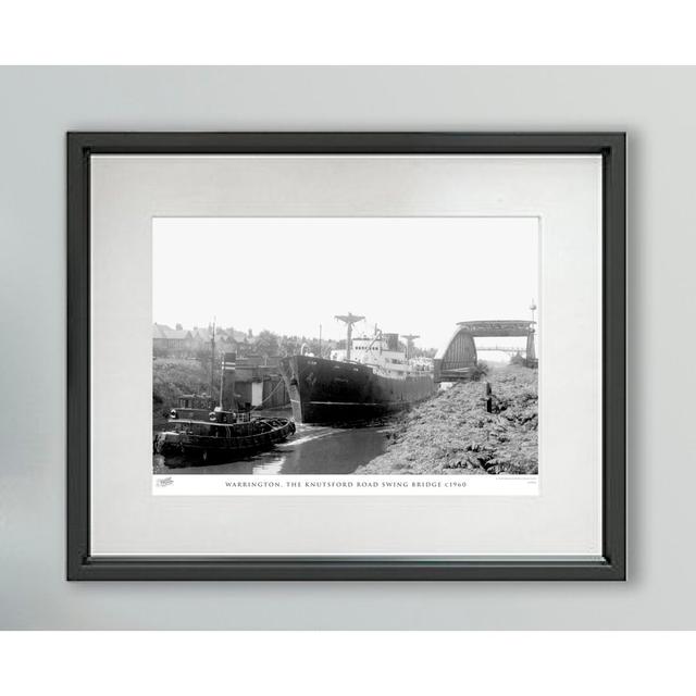 Warrington, The Knutsford Road Swing Bridge C1960 - Single Picture Frame Print The Francis Frith Collection Size: 40cm H x 50cm W x 2.3cm D on Productcaster.