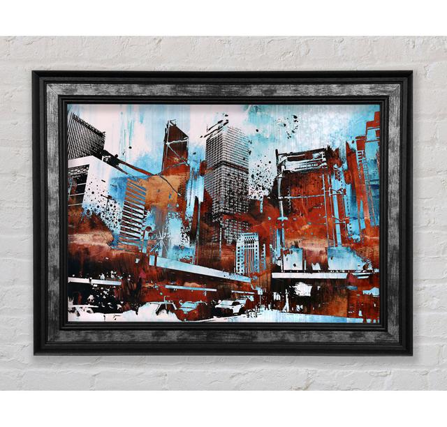 Chocolate City Blues 1 Framed Print Ivy Bronx Size: 100cm H x 141.4cm W on Productcaster.