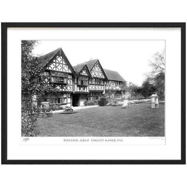 'Wonersh, Great Tangley Manor 1913' by Francis Frith - Picture Frame Photograph Print on Paper The Francis Frith Collection Size: 45cm H x 60cm W x 2. on Productcaster.