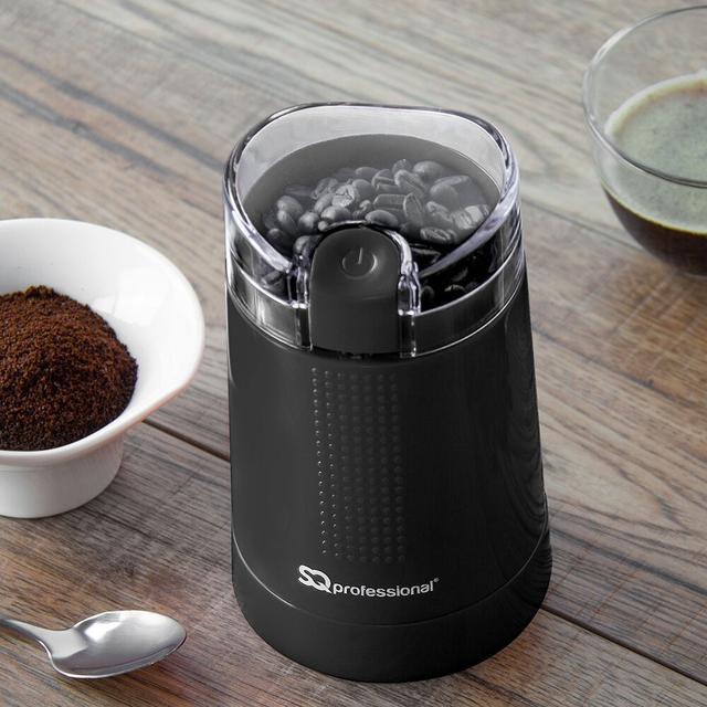 SQ Professional Blitz 60g Electric Coffee Grinder - OneTouch Control SQ Professional Finish: Black on Productcaster.