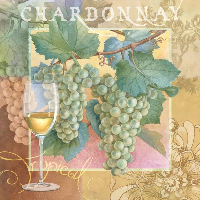 Chardonnay by Beth Grove - Wrapped Canvas Art Prints ClassicLiving Size: 30cm H x 30cm W x 3.8cm D on Productcaster.