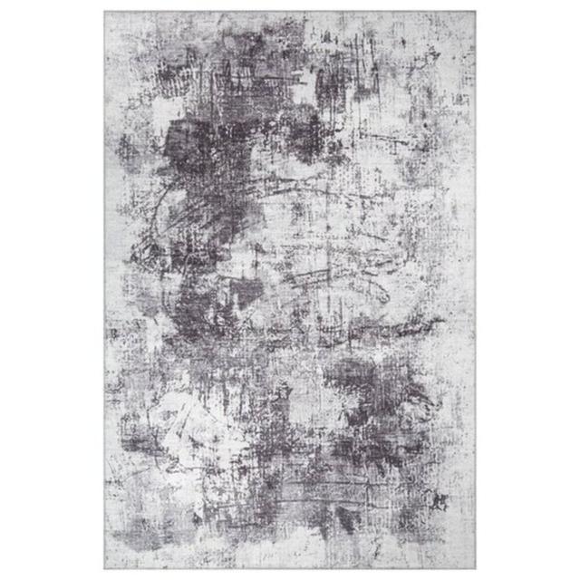 Taniel White/Dark Grey Rug Wade Logan Rug Size: Rectangle 150 x 230cm on Productcaster.