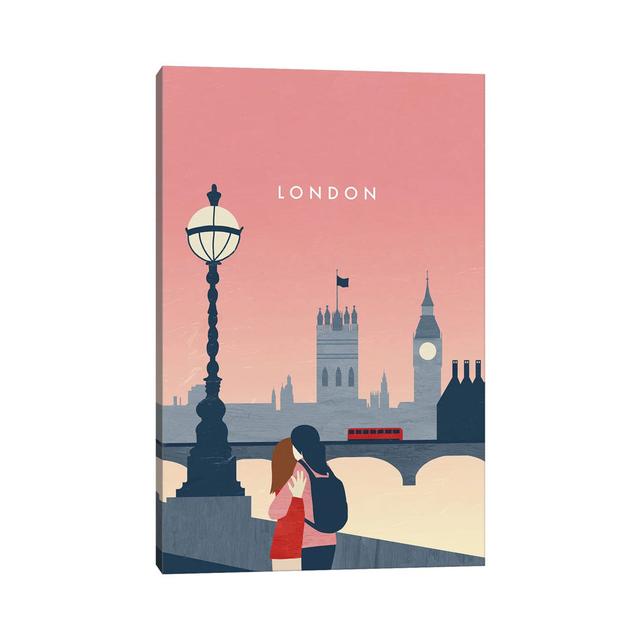 London I by Katinka Reinke - Wrapped Canvas Painting ClassicLiving Size: 101.6cm H x 66.04cm W x 3.81cm D on Productcaster.