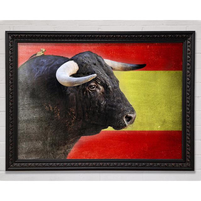 Spanish Bull - Single Picture Frame Art Prints Bright Star Size: 100cm H x 141.4cm W on Productcaster.