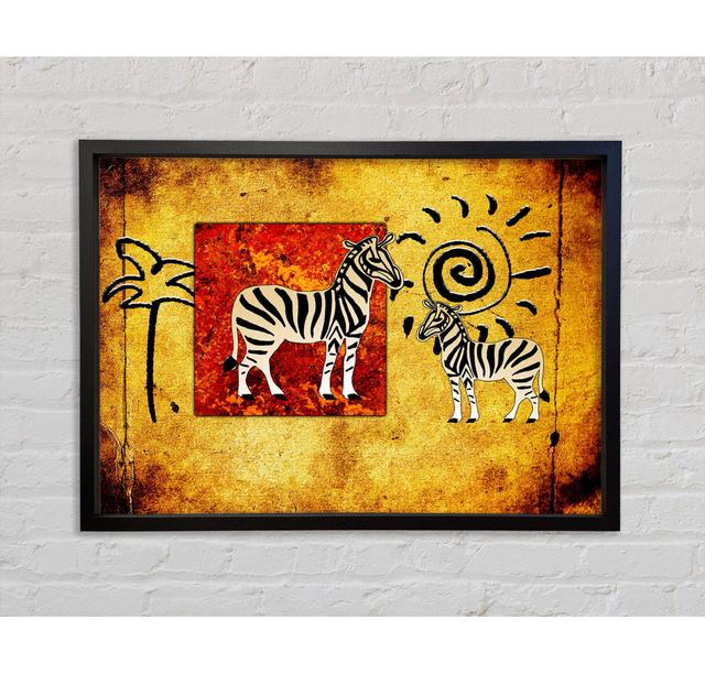 African Tribal Art 22 Framed Print Bright Star Size: 84.1cm H x 118.9cm W x 3.3cm D on Productcaster.