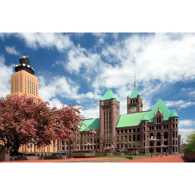 Minneapolis City Hall by Nikitsin - Wrapped Canvas Photograph 17 Stories Size: 30cm H x 46cm W on Productcaster.