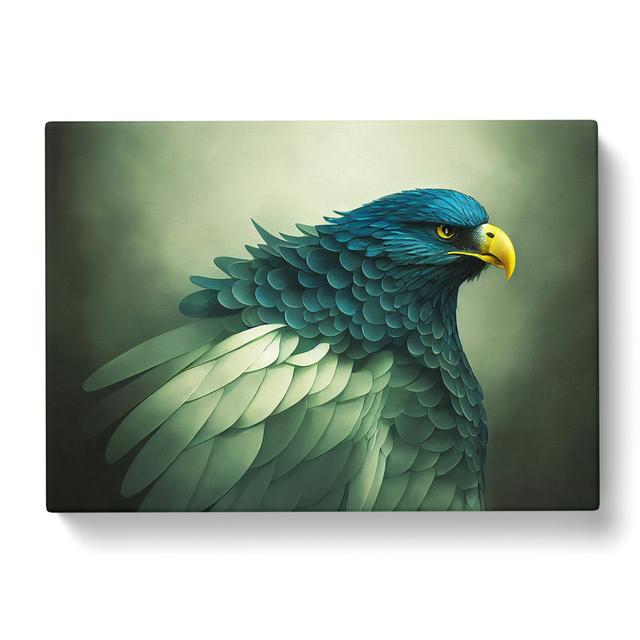 Magnetic Eagle Bird - Wrapped Canvas Print Alpen Home Size: 40cm H x 60cm W x 3cm D on Productcaster.