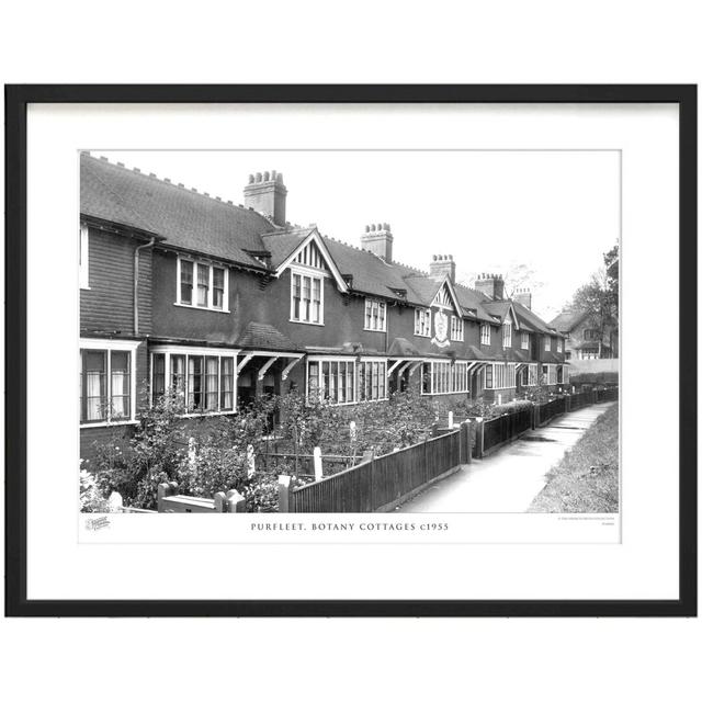 Purfleet, Botany Cottages C1955 by Francis Frith - Single Picture Frame Print The Francis Frith Collection Size: 60cm H x 80cm W x 2.3cm D on Productcaster.