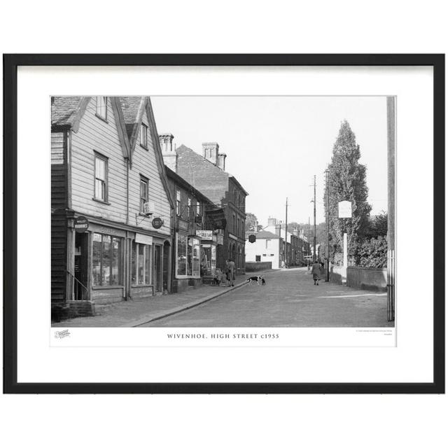 'Wivenhoe, High Street C1955' by Francis Frith - Picture Frame Photograph Print on Paper The Francis Frith Collection Size: 45cm H x 60cm W x 2.3cm D on Productcaster.