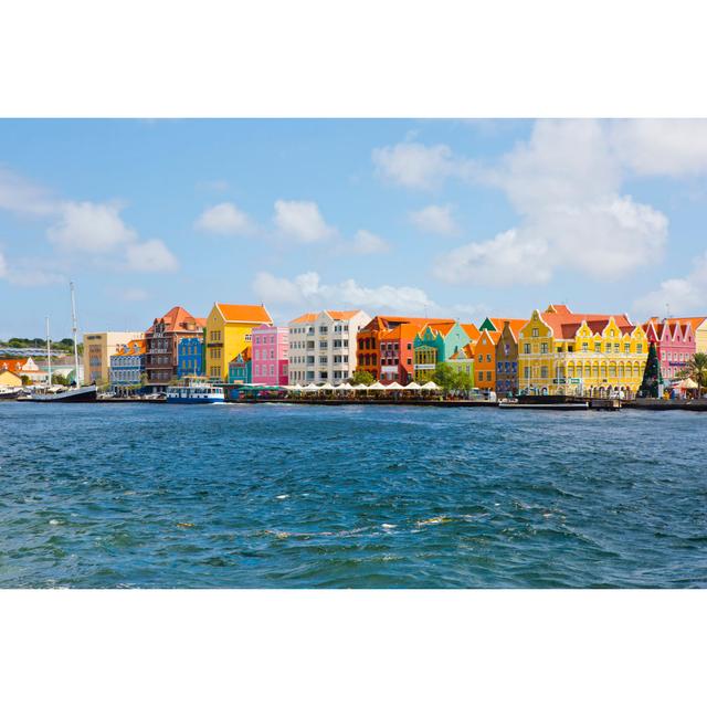 Curacao Colorful Houses by Jared_Sislin_Photography - Wrapped Canvas Print 17 Stories Size: 51cm H x 76cm W on Productcaster.