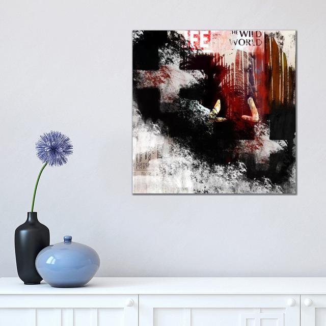 Modern Art- the Wild World by 5by5collective - Wrapped Canvas Painting Metro Lane Size: 45.72cm H x 45.72cm W x 3.81cm D on Productcaster.