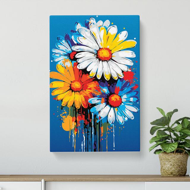 Daisy Pop No.4 - No Frame Print Marlow Home Co. Size: 76cm H x 50cm W x 3cm D on Productcaster.