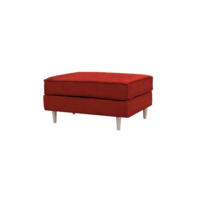 Boubacar 93Cm Wide Velvet Rectangle Footstool with Storage Ottoman Brayden Studio Upholstery Colour: Burgundy on Productcaster.