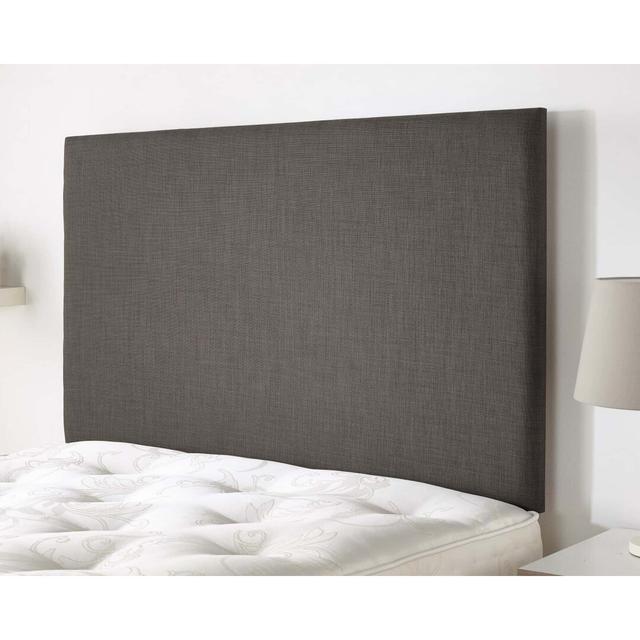 Aimee-Jane Upholstered Headboard 17 Stories Size: Double (4'6), Colour: Slate on Productcaster.