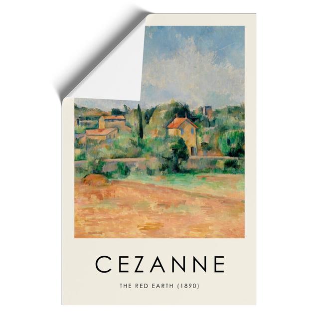 The Red Earth by Paul Cezanne - Unframed Painting East Urban Home Size: 42cm H x 30cm W x 0.1cm D on Productcaster.