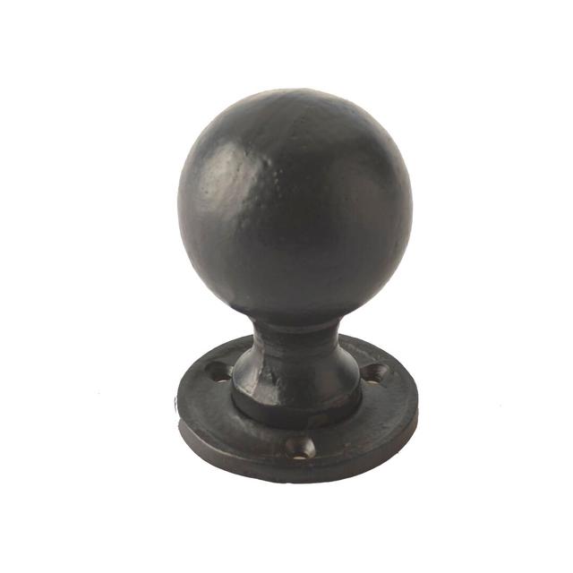 Marilla Interior Mortise Door Knob (Set of 2) Symple Stuff Finish: Black on Productcaster.