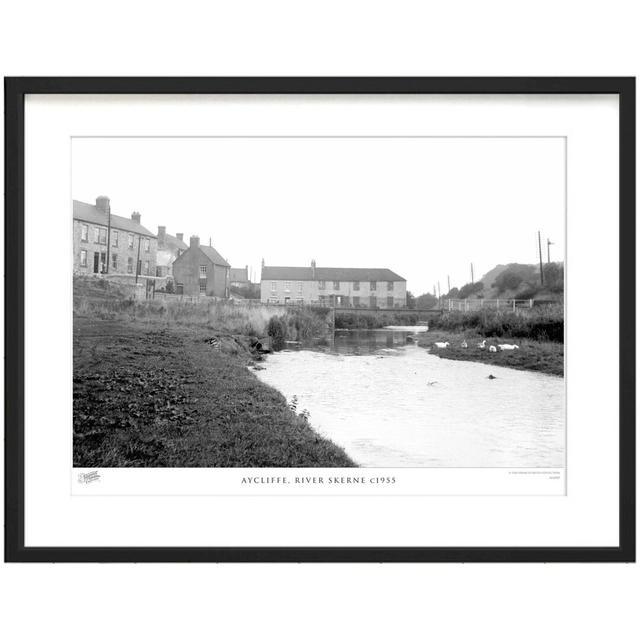 Aycliffe, River Skerne C1955 by Francis Frith - Single Picture Frame Print The Francis Frith Collection Size: 28cm H x 36cm W x 2.3cm D on Productcaster.