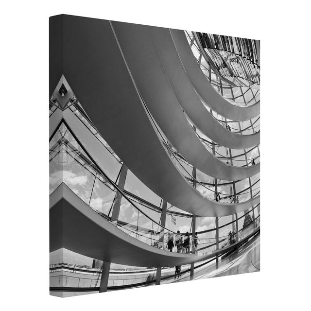 In the Berlin Reichstag by Kein Künstler - Wrapped Canvas Photograph Ebern Designs on Productcaster.