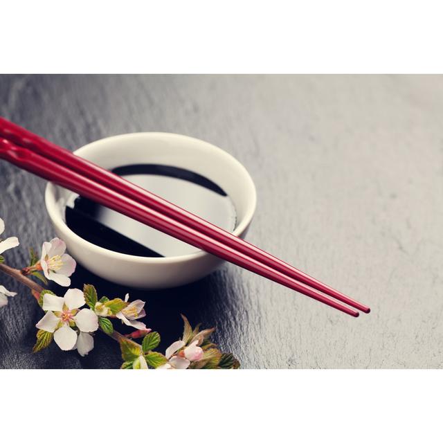 Mangeney Japanese Sushi Chopsticks by Raka Athar Fadillah - Print Latitude Run Size: 61cm H x 91cm W x 3.8cm D on Productcaster.