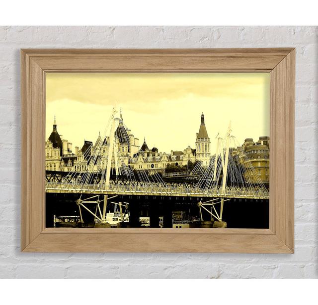 Tower Bridge London Sepia Framed Print Bright Star Size: 29.7cm H x 42cm W on Productcaster.