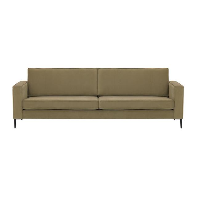 Efren 2 Seater Sofa George Oliver Upholstery Colour: Mika, Size: 86cm H x 256cm W x 97cm D on Productcaster.