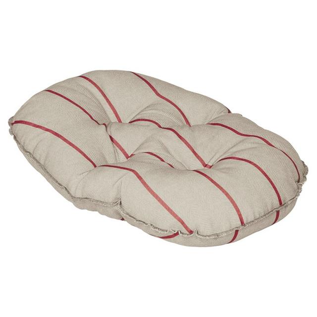 Heritage Striped Polyester Pet Bed Danish Design Size: 53.31 cm on Productcaster.