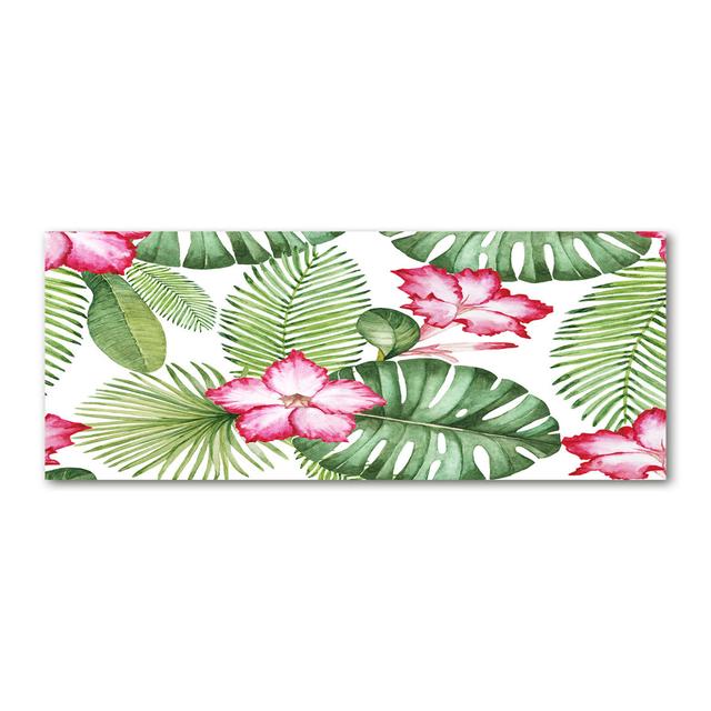 Tropical Flowers - Unframed Art Prints on Canvas Bay Isle Home on Productcaster.