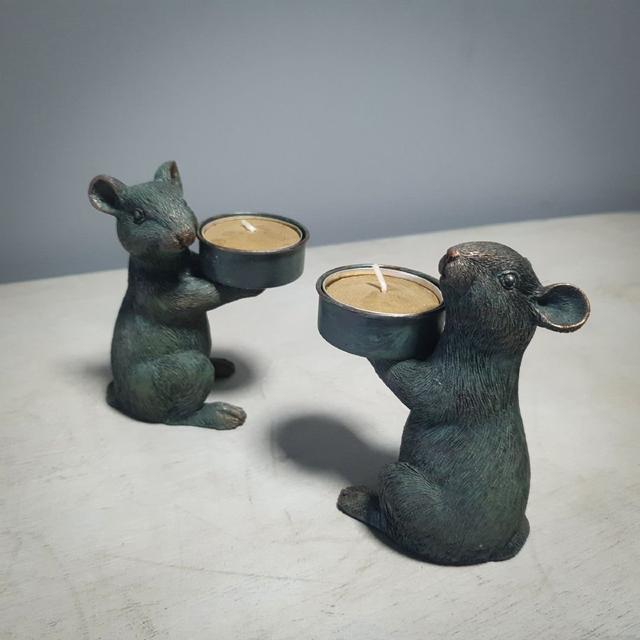 Mouse Tealight Holder Lark Manor on Productcaster.